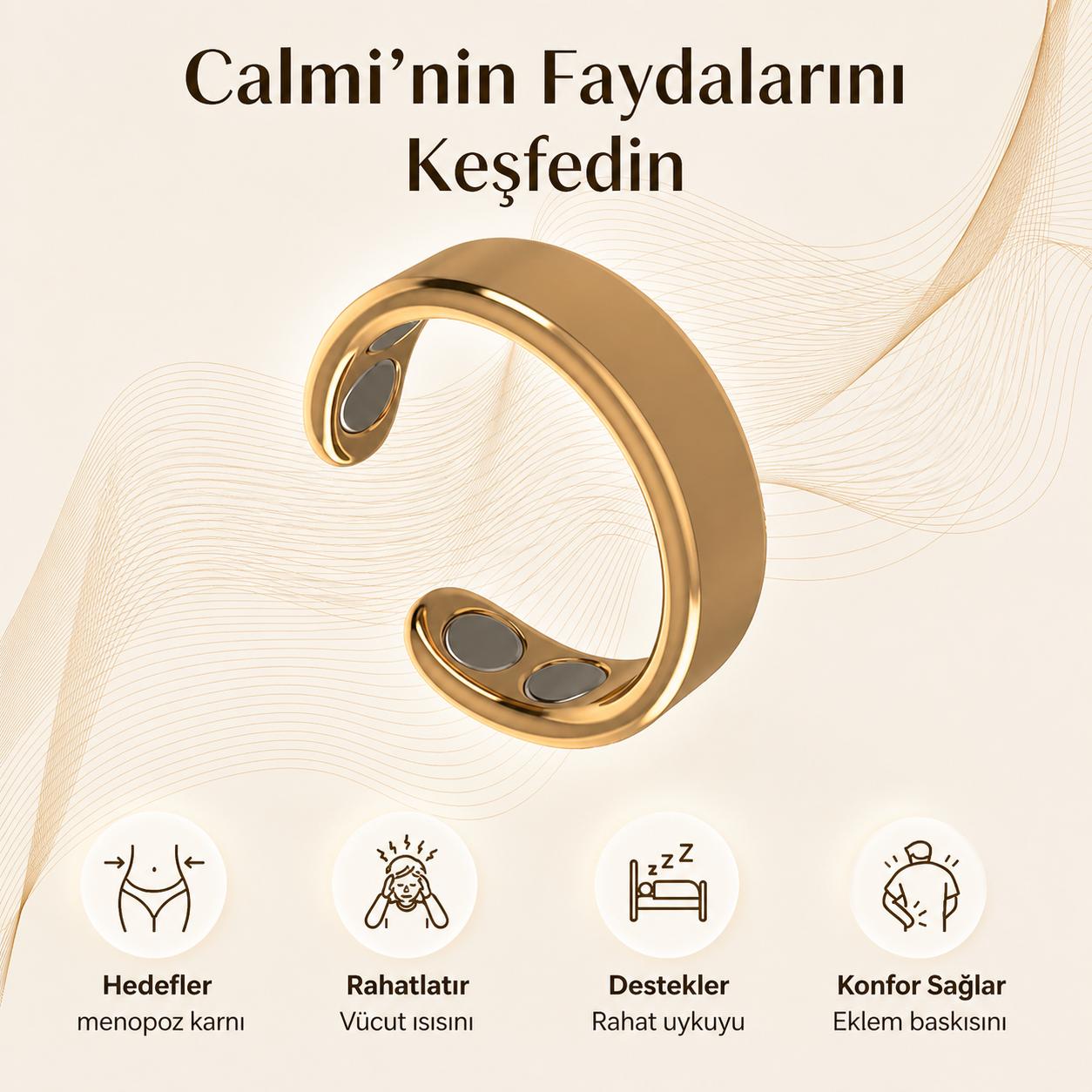 Calmi Ring - Doğal Menopoz Çözümü (2 Adet)