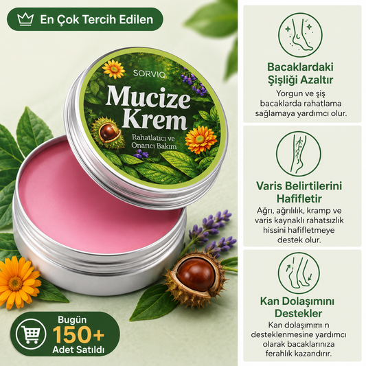 Sorviq Mucize Balsamı™ | Bitkisel Bacak Bakım Balsamı