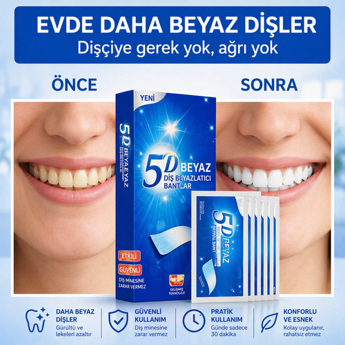 5D White Pro – Beyazlatıcı Şeritler