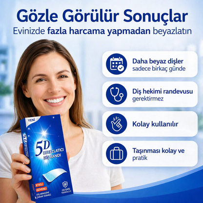5D White Pro – Beyazlatıcı Şeritler