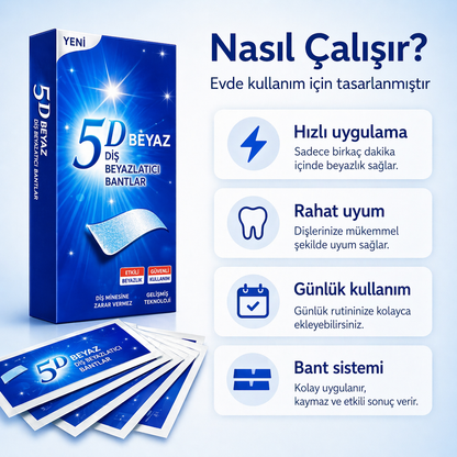 5D White Pro – Beyazlatıcı Şeritler