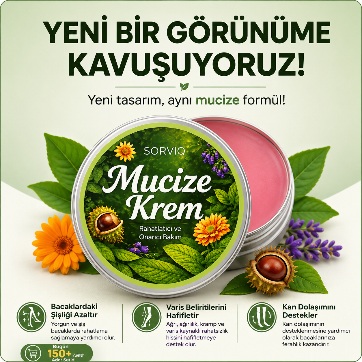 Sorviq Mucize Balsamı™ | Bitkisel Bacak Bakım Balsamı