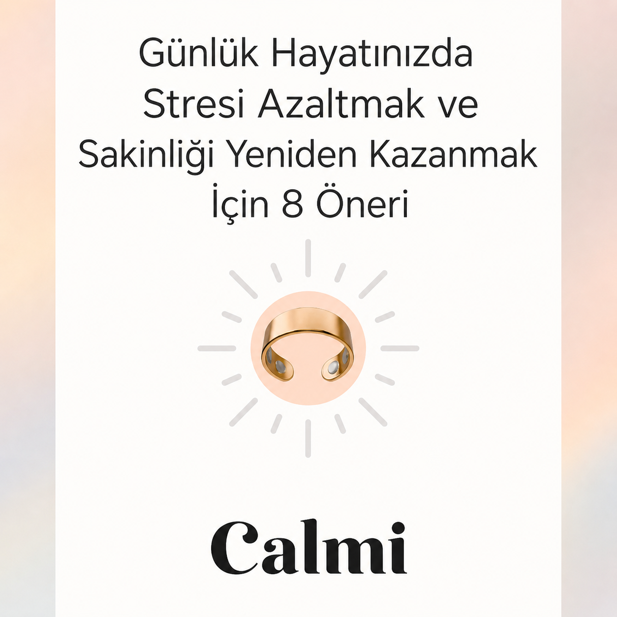 Calmi Ring - Doğal Menopoz Çözümü (2 Adet)