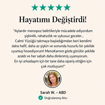 Calmi Ring - Doğal Menopoz Çözümü (2 Adet)